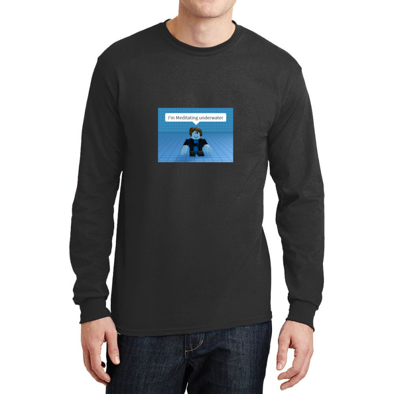 I'm Meditating Underwater 1 Long Sleeve Shirts by JessicaParadis | Artistshot