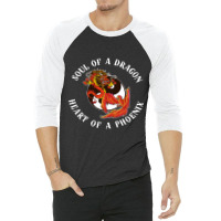 Space Dragon Breathing Fire 1 3/4 Sleeve Shirt | Artistshot