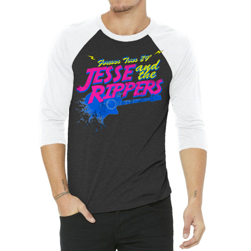 Jesse And The Rippers 3/4 Sleeve Shirt | Artistshot