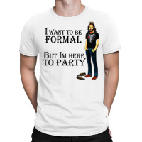 Jesus Parties T-shirt | Artistshot