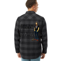 Jesus Parties Flannel Shirt | Artistshot