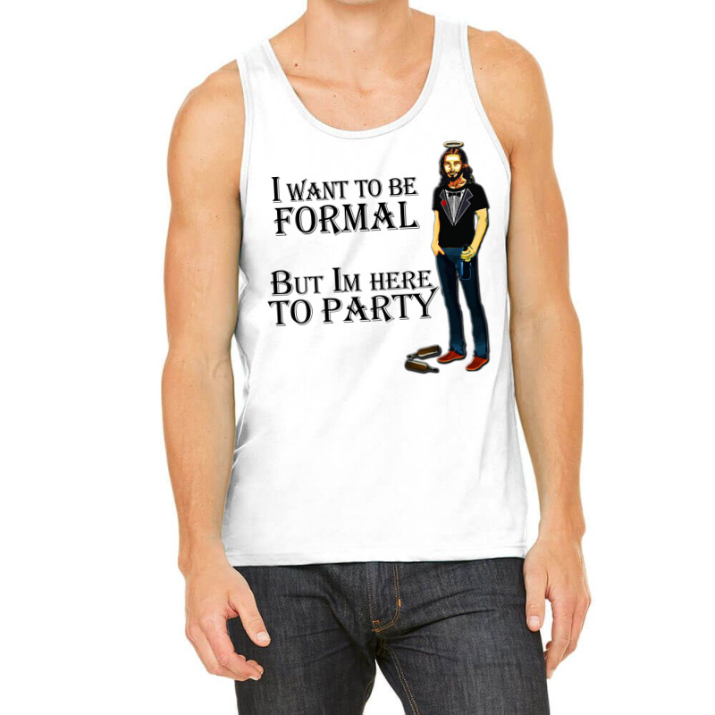 Jesus Parties Tank Top | Artistshot