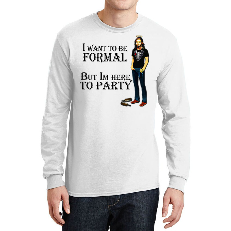 Jesus Parties Long Sleeve Shirts | Artistshot