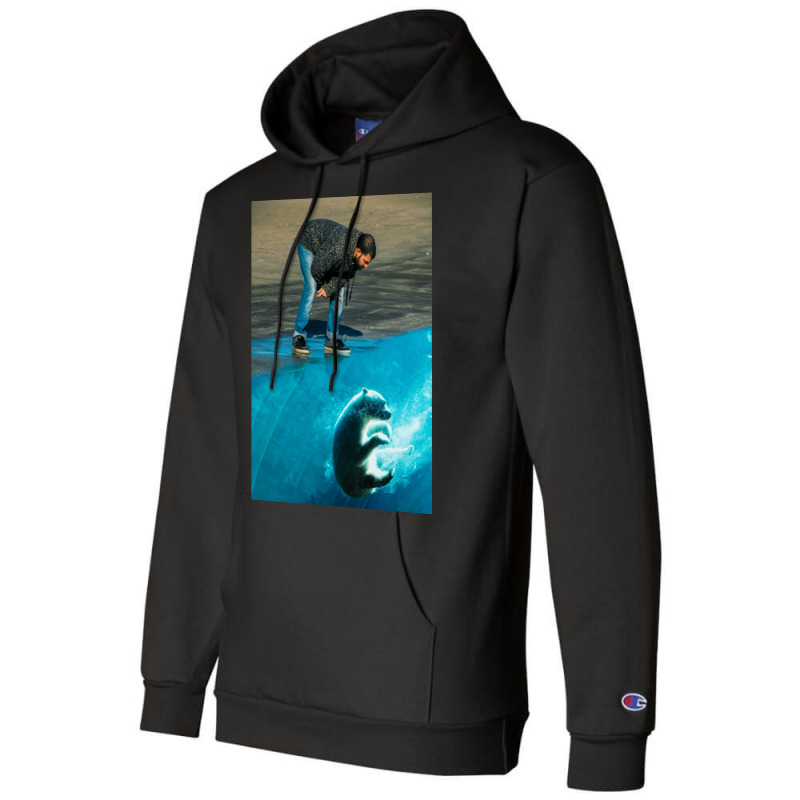 Polar Bear 3 Champion Hoodie by josef.psd | Artistshot