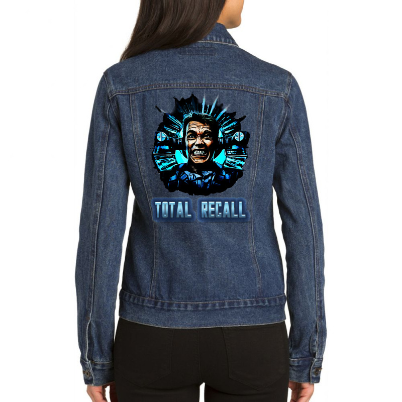 Total Recall Ladies Denim Jacket by sphetoeliosil | Artistshot