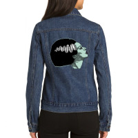 Trending Bride Of Frankenstein-gkp4r Ladies Denim Jacket | Artistshot