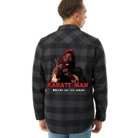 Karate Man Flannel Shirt | Artistshot