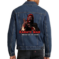 Karate Man Men Denim Jacket | Artistshot