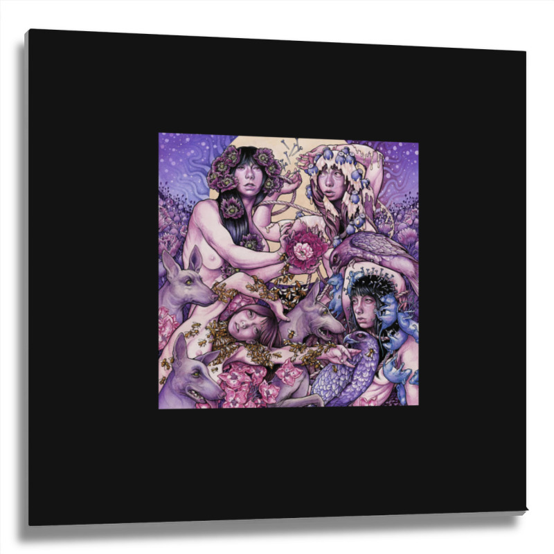 Baroness Purple Metal Print Square | Artistshot