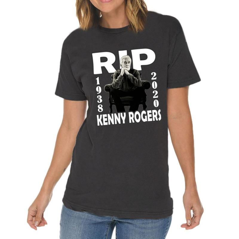 Vintage Retro Rip Kenny Roger Legend 1938 To 2020 Vintage T-shirt | Artistshot