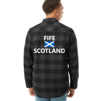 Fife Scotland Scottish Flag City T Shirt Flannel Shirt | Artistshot