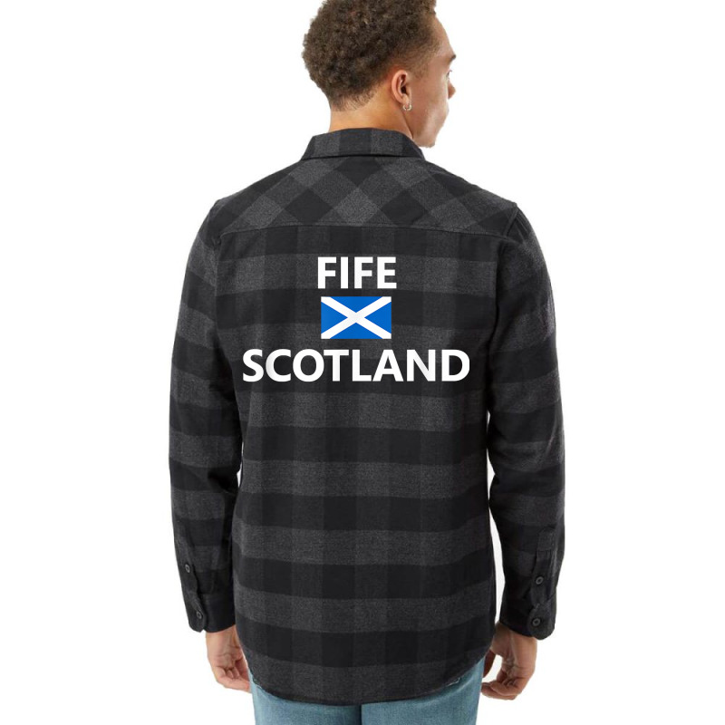 Fife Scotland Scottish Flag City T Shirt Flannel Shirt | Artistshot