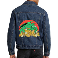 Strong Rabbit Boxing Ready To Box Fighting Bunny Men Denim Jacket | Artistshot