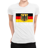 I'm Not Angry I'm German Funny Germany Flag Oktoberfest Gift T Shirt Ladies Fitted T-shirt | Artistshot