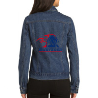 West Michigan Lutheran High School Ladies Denim Jacket | Artistshot