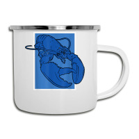 Funny Jumpscare Lobster Meme Blue Crustacean T Shirt Camper Cup | Artistshot