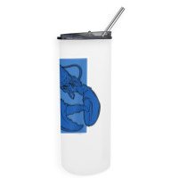 Funny Jumpscare Lobster Meme Blue Crustacean T Shirt Skinny Tumbler | Artistshot