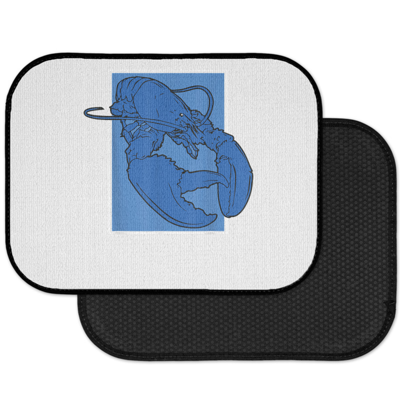 Funny Jumpscare Lobster Meme Blue Crustacean T Shirt Rear Car Mat | Artistshot