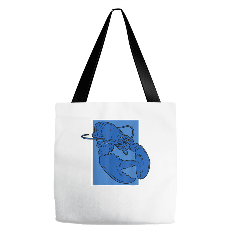 Funny Jumpscare Lobster Meme Blue Crustacean T Shirt Tote Bags | Artistshot