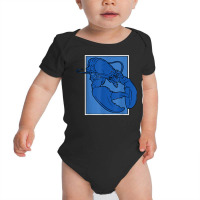 Funny Jumpscare Lobster Meme Blue Crustacean T Shirt Baby Bodysuit | Artistshot