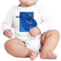 Funny Jumpscare Lobster Meme Blue Crustacean T Shirt Long Sleeve Baby Bodysuit | Artistshot