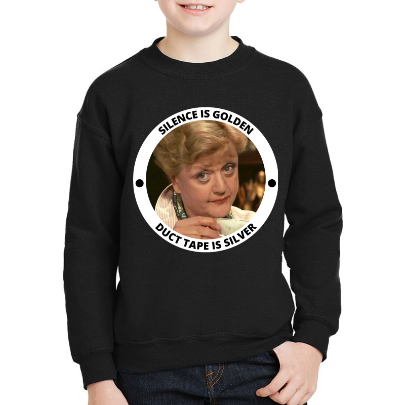 Limited Edition Jessica Fletcher Funny Incorrect Quote - Silence Is Go Youth Sweatshirt by michealyoungerlk01 | Artistshot