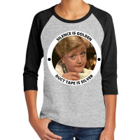 Limited Edition Jessica Fletcher Funny Incorrect Quote - Silence Is Go Youth 3/4 Sleeve | Artistshot