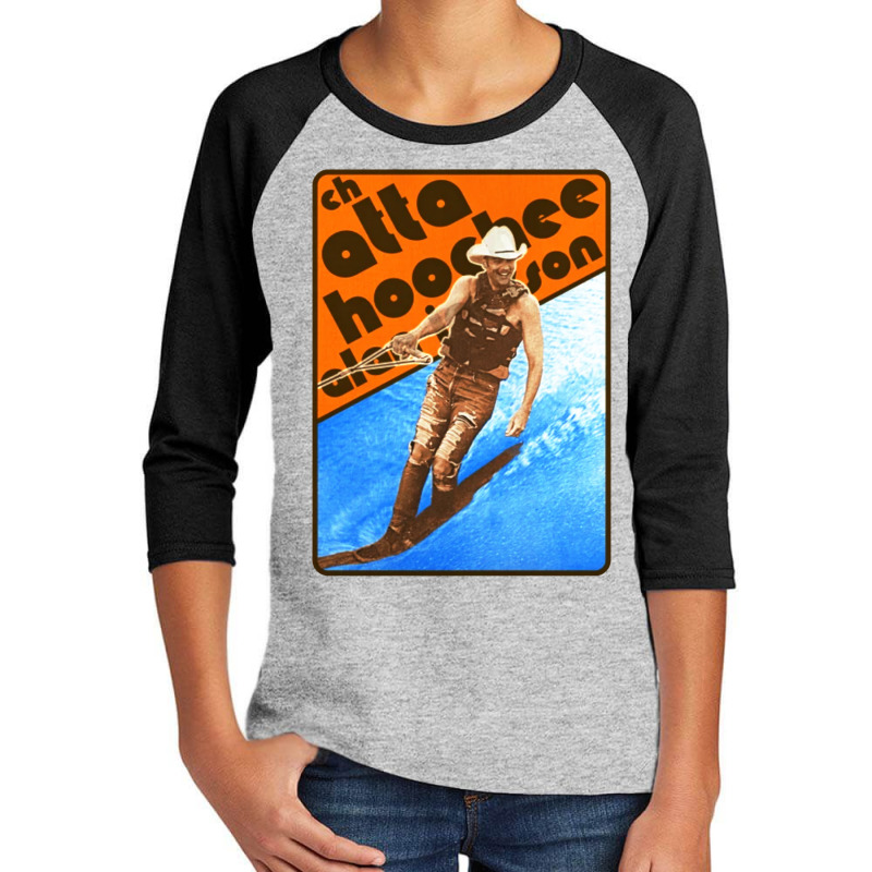 Alan Jackson Chattahoochee Waterskiing Retro Youth 3/4 Sleeve by Vanode Art | Artistshot