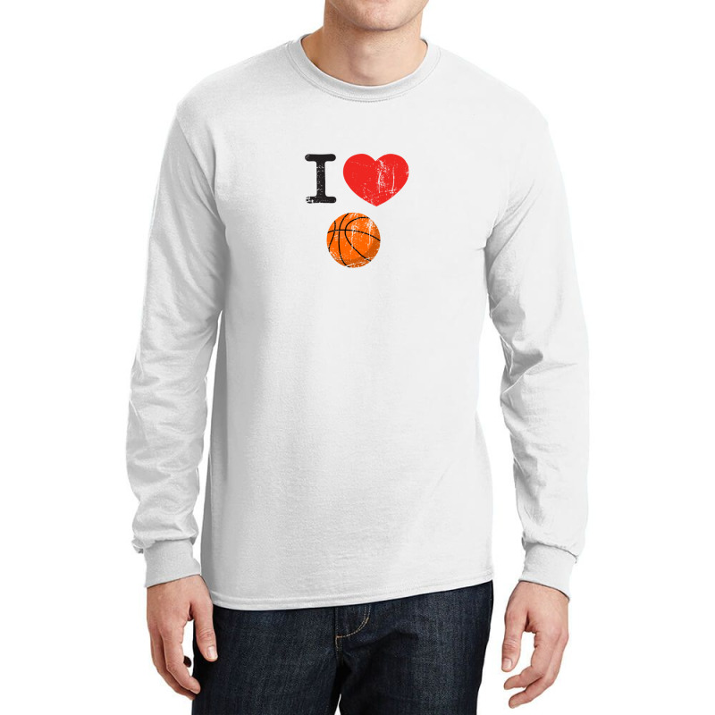 I Love Basketball 1 Long Sleeve Shirts | Artistshot