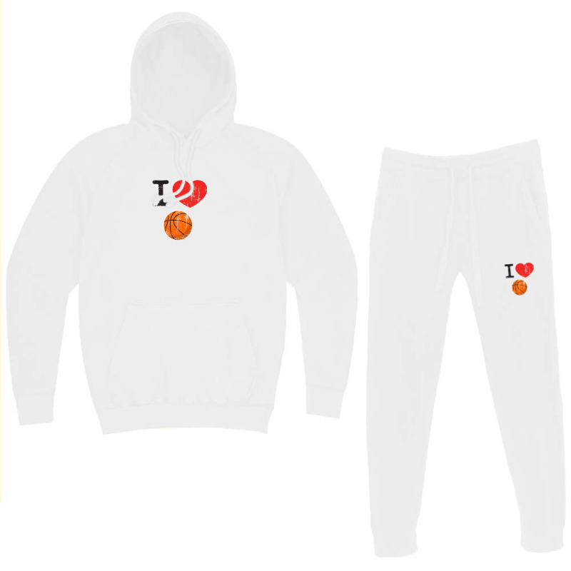 I Love Basketball 1 Hoodie & Jogger Set | Artistshot