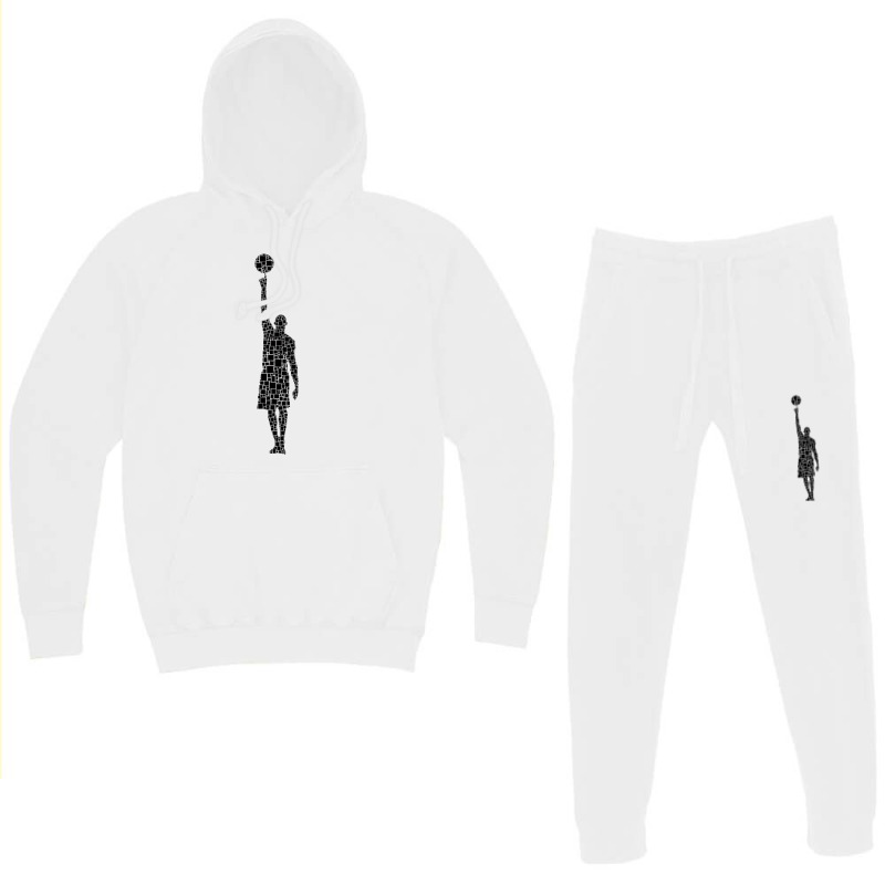 I Love Basketball Silhouette 1 Hoodie & Jogger Set | Artistshot