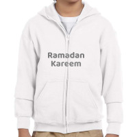 Ramadan Kareem Islamic Holidays Fasting Muslim Youth Zipper Hoodie | Artistshot