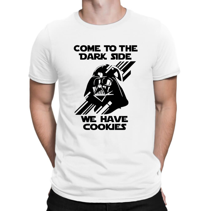 Come To The Dark Side We Have Cookie Black Print T-shirt | Artistshot