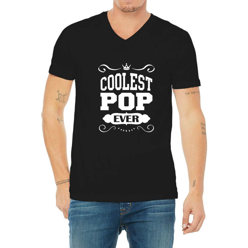 Coolest Pop Ever V-neck Tee | Artistshot