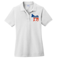 Democratic Donkey Democrat Ladies Polo Shirt | Artistshot