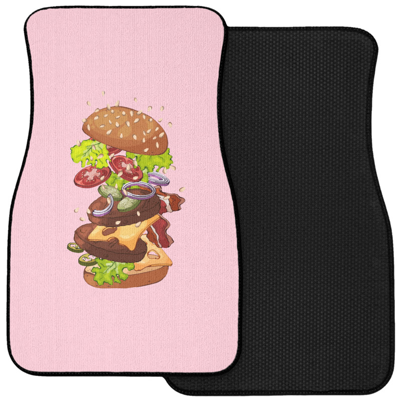 Exploding Cheeseburger Front Car Mat | Artistshot