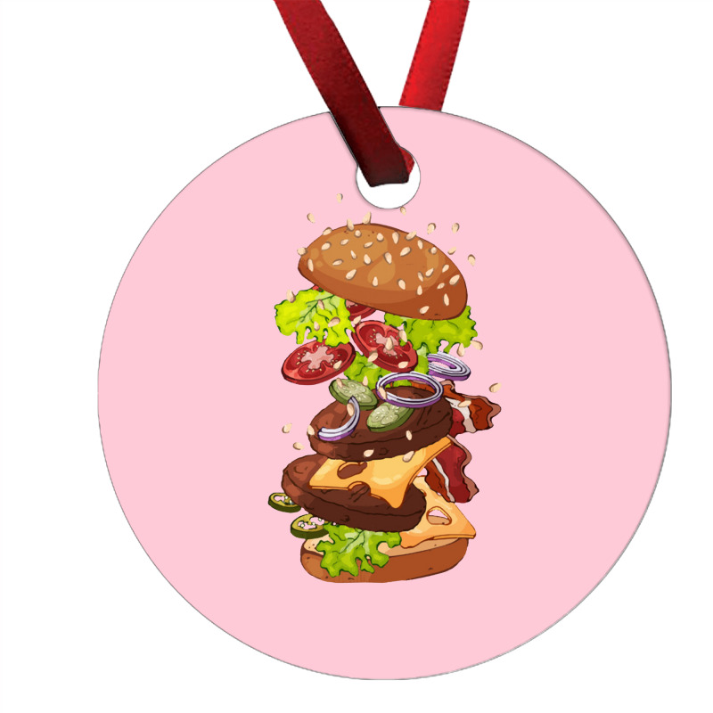 Exploding Cheeseburger Ornament | Artistshot