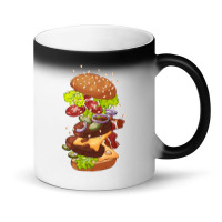 Exploding Cheeseburger Magic Mug | Artistshot