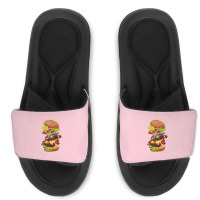 Exploding Cheeseburger Slide Sandal | Artistshot