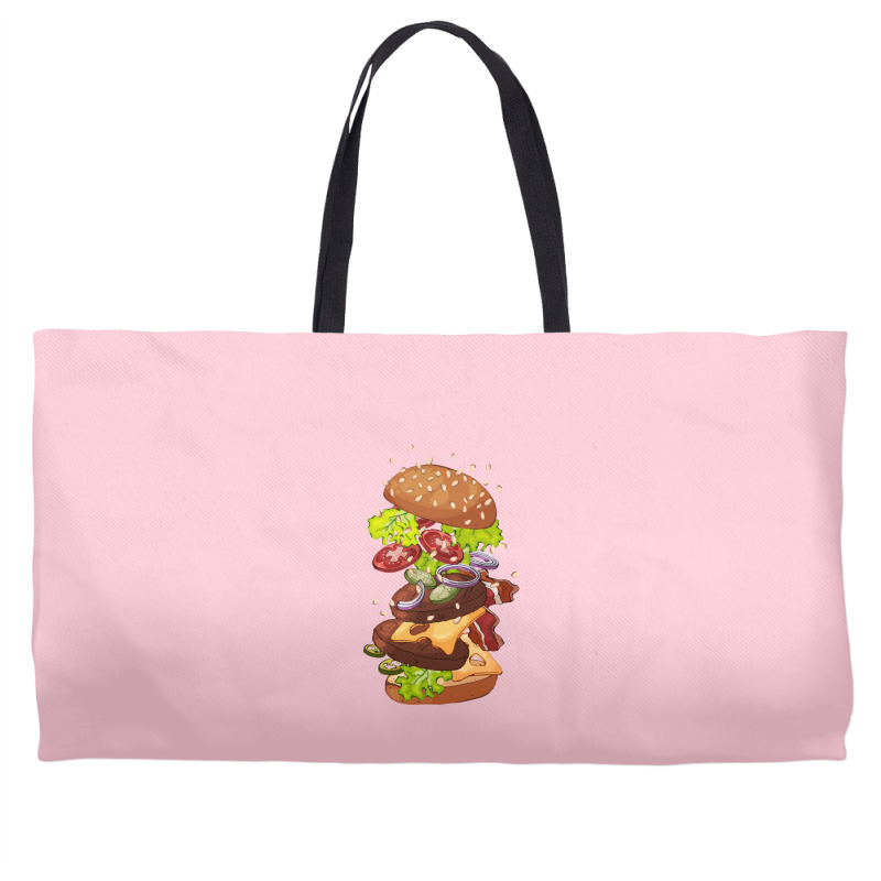 Exploding Cheeseburger Weekender Totes | Artistshot