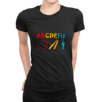 Abcdefu Tshirts Ladies Fitted T-shirt | Artistshot