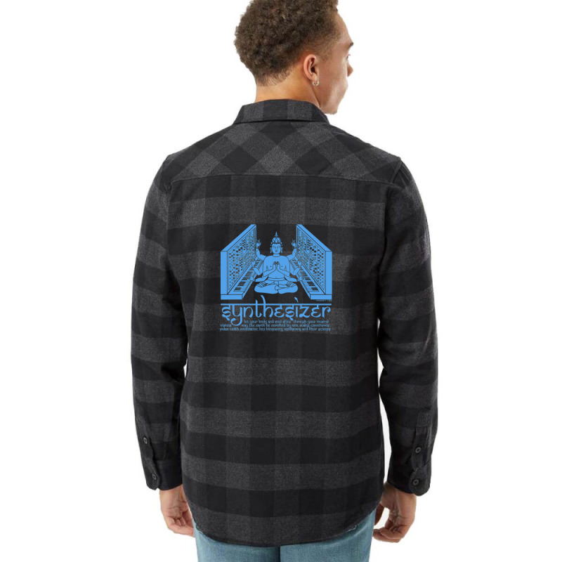 Synthesizer God For Electronic Musician Flannel Shirt | Artistshot