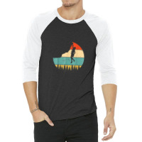 Rock Climbing Mountain Climber Rock Climbing Climber Mountain Boulderi 3/4 Sleeve Shirt | Artistshot