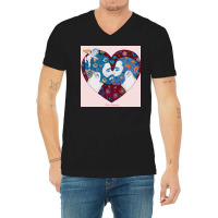 Be My Valentine V-neck Tee | Artistshot