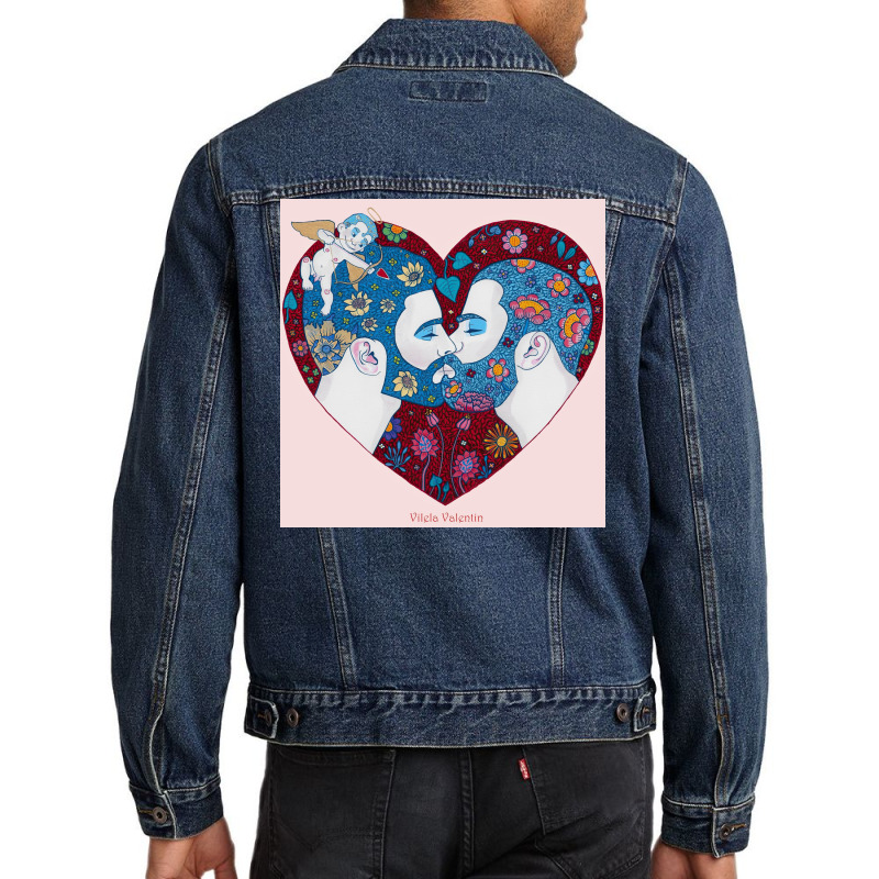 Be My Valentine Men Denim Jacket | Artistshot