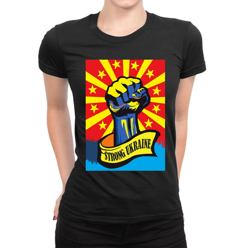 Strong Hero Strength Respect Ladies Fitted T-shirt | Artistshot