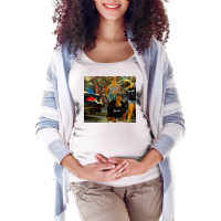 Dom Kennedy   Yellow Album Maternity Scoop Neck T-shirt | Artistshot