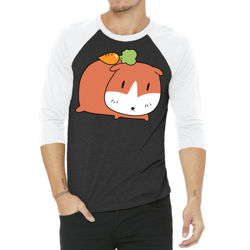 Carrot Guinea Pig 3/4 Sleeve Shirt | Artistshot