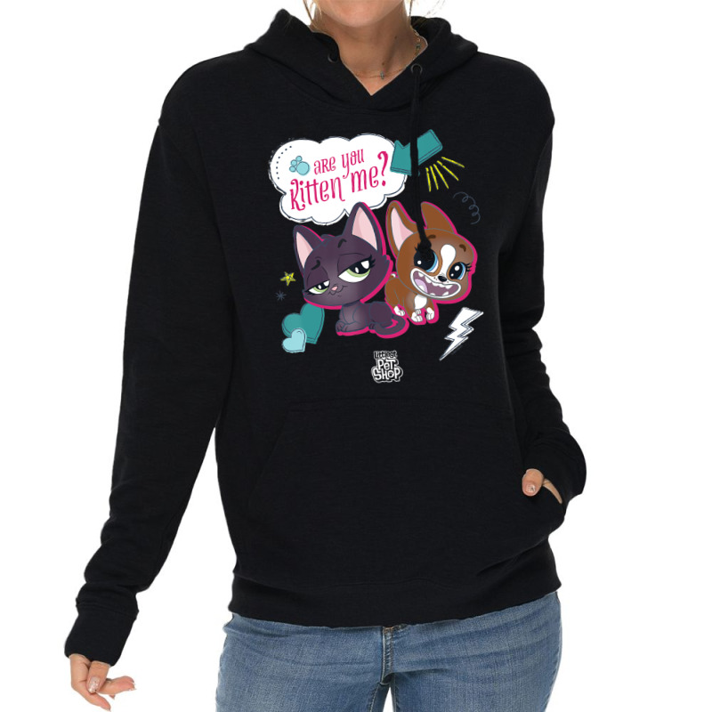 Littlest Pet Shop Puppy Are You Kitten Me Lightweight Hoodie by namnguyen | Artistshot