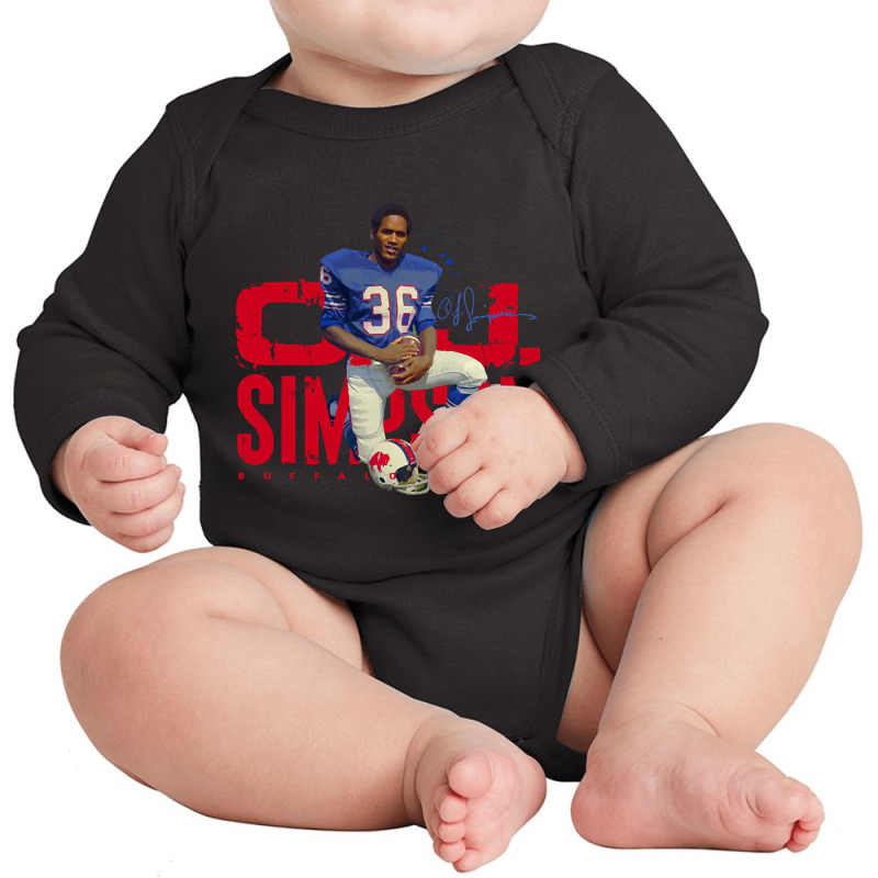 Hot Trend O.j. Simpson Long Sleeve Baby Bodysuit by michealyoungerlk01 | Artistshot